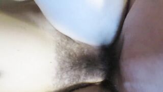 QUEEN of CREAM has intense CREAMY female orgasm OPEN PUSSY CUMSHOT drips out & I explode with cream