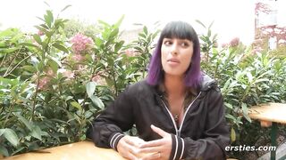 Ersties - Kali Loves Being Outdoors & Masturbating With a Dildo