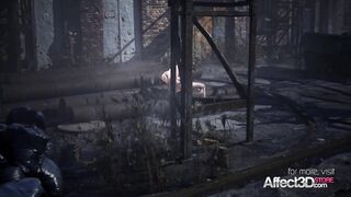 3D Futanari babe anal fucking her gf in a post-apocalyptic world