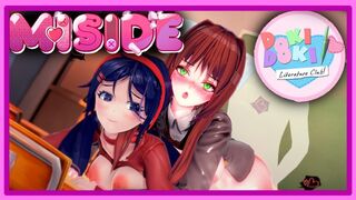 Miside - Doki Doki Literature Club - Mita and Monika wish you!