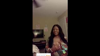 Hot Black Girl Live Stream Periscope Huge Tits Nip Slip