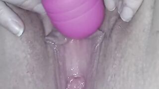 Close-Up Pulsating Orgasm and Squirt while Playing with Wet Pussy!!!