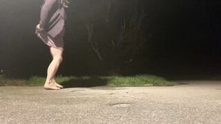 Naughty Girl Power Washes her Driveway with Piss, my Stream went so Far! who wants a Golden Shower?