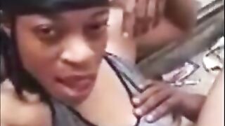 Lesbian Stud Gets Head on Facebook Live