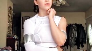 TikTok Hot Teen See through No Bra Braless Tits Nipples