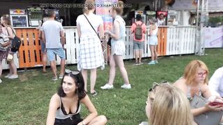 Downblouse at concert