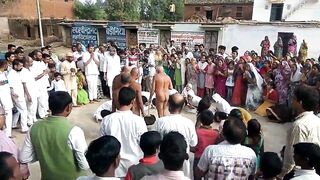 Women of all ages behold nude monks - India's CFNM culture