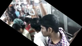 Big ass girl groped in Chennai crowded bus