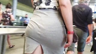 Voyeur pawg ass