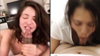 Filipina vs BBC Size Comparison BJ and Fuck SPH Small Cock