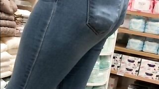 Thick Curvy Latina Shop Employee Voyeur