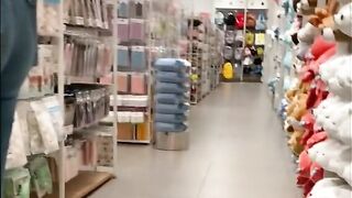 Thick Curvy Latina Shop Employee Voyeur