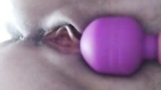 Hot Babe Sensual Play Pussy Vibrator and Intensive Orgasm