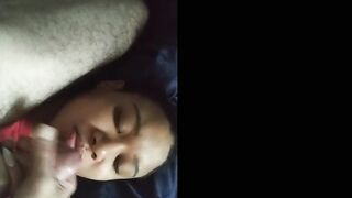 Fucking Big Booty Asian Chick and Busting on Face