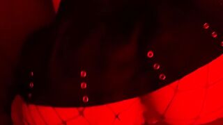 Shy Goth Girl in Mini Skirt and Fishnets Gets Fucked Doggy Style for the first Time on Camera.