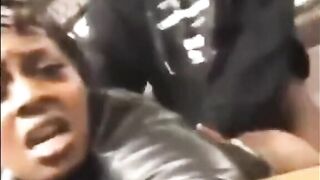 Thot Clapped At A Subway Station During Riots