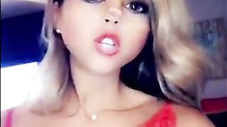 TV Reality Star Maddy Burciaga NIPSLIP Wearing a Nightie (Snapchat)