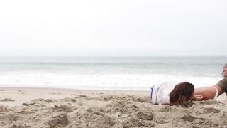 Yoga Challenge Bikini - THICC asian college girl and friend