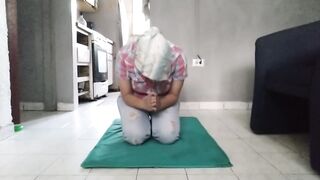 Real Muslim Mom in Hijab Praying and Masturbating her Muslim Pussy to Squirting Orgasm CREAMY HIJAB