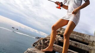 Public NO PANTIES # Fishing without Panties among Fishermen