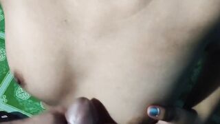 Cumming in my Girlfriend's Boobs