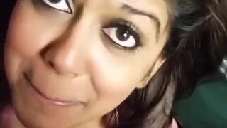 desi expressive indian gives a hot blowjob