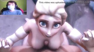 Frozen Anna and Elsa Fingered and Fucked Hard Animation Compilation