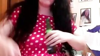 Live facebook panties woman romanian