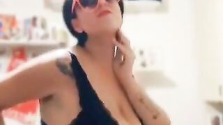 Huge tits tik tok