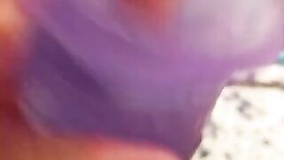 Close-up POV Dildo Fuck: Loud and Messy