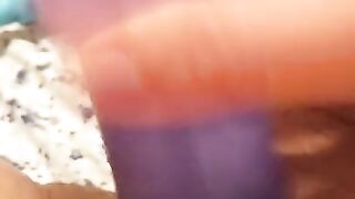 Close-up POV Dildo Fuck: Loud and Messy