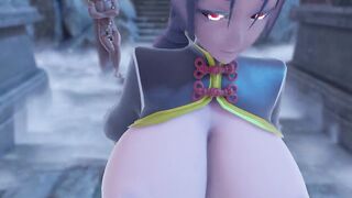 Mmd Unholy Big Tits want to Fuck him Hard