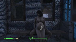 Ghoul got Pregnant. Half-zombie Gently Fuck a Woman from behind | Fallout 4 Sex