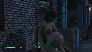 Ghoul got Pregnant. Half-zombie Gently Fuck a Woman from behind | Fallout 4 Sex