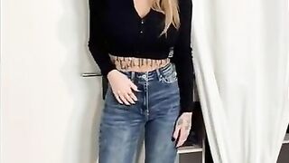 Mmjhottie (influencer) leather leggings try on haul fitgirl