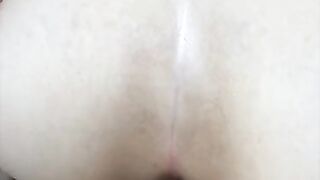 Fucking both Holes and Cum in her Dirty Asshole - POV Anal Creampie