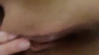 Creamy Wet Pussy Drips on Huge Cock - Ass Fingering is her Favorite