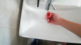 Tik Tok Removal and Inserting the Menstrual Cup. Peeing in Period Days