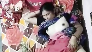 Indian uncle and step aunty fucked