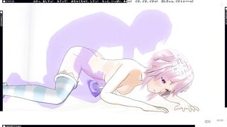 3D HENTAI Creampie Neptunia in the Ass