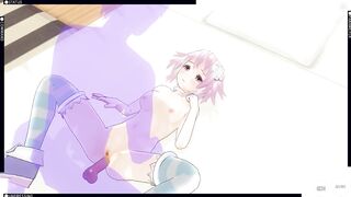 3D HENTAI Creampie Neptunia in the Ass