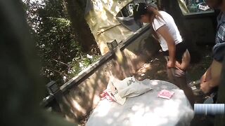 Mature Asian Prostitute Bareback Outdoors