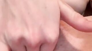 OnlyFans and Twitter Teen Slut Sarah Evans..Watch her Cum Drip out as she Rubs her Smoking Hot Pussy