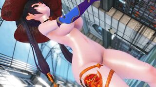 Mmd Mona Shake It. she want your Dick with Cum