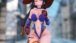 Mmd Mona Shake It. she want your Dick with Cum