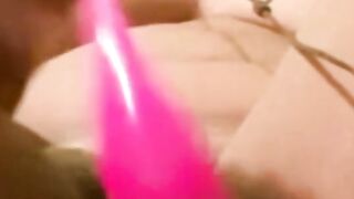 Pretty Savage Slut Tastes her Juicy Pussy Fucked Sex Toys