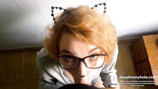 Cosplay Neko Teen Deepthroat And Facialized