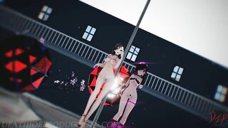 MMD R18 Mitsu and Kaat - Good Night Kiss 1100