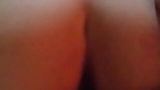 Big Ass Girl Rides a Big Cock Twerking until she Comes, Moans Good