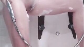 Washing my Body in the Shower - Cleaning my Breasts, Butt and Pussy with Soap (portrait Mode Video)